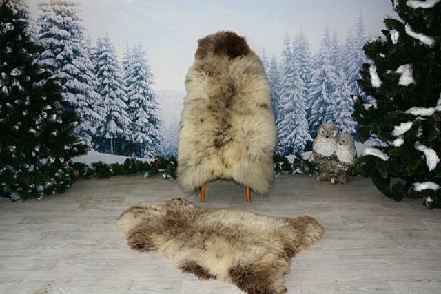 Twin Set Harmonie Öko Lammfell Beige Coloure